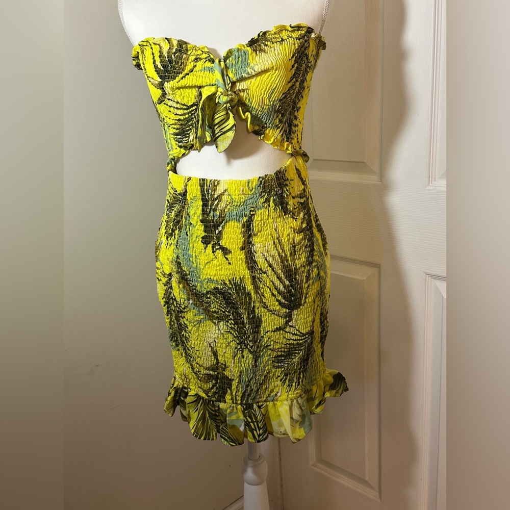 Fashion Nova Lily Snatched Mini Dress. Size Large